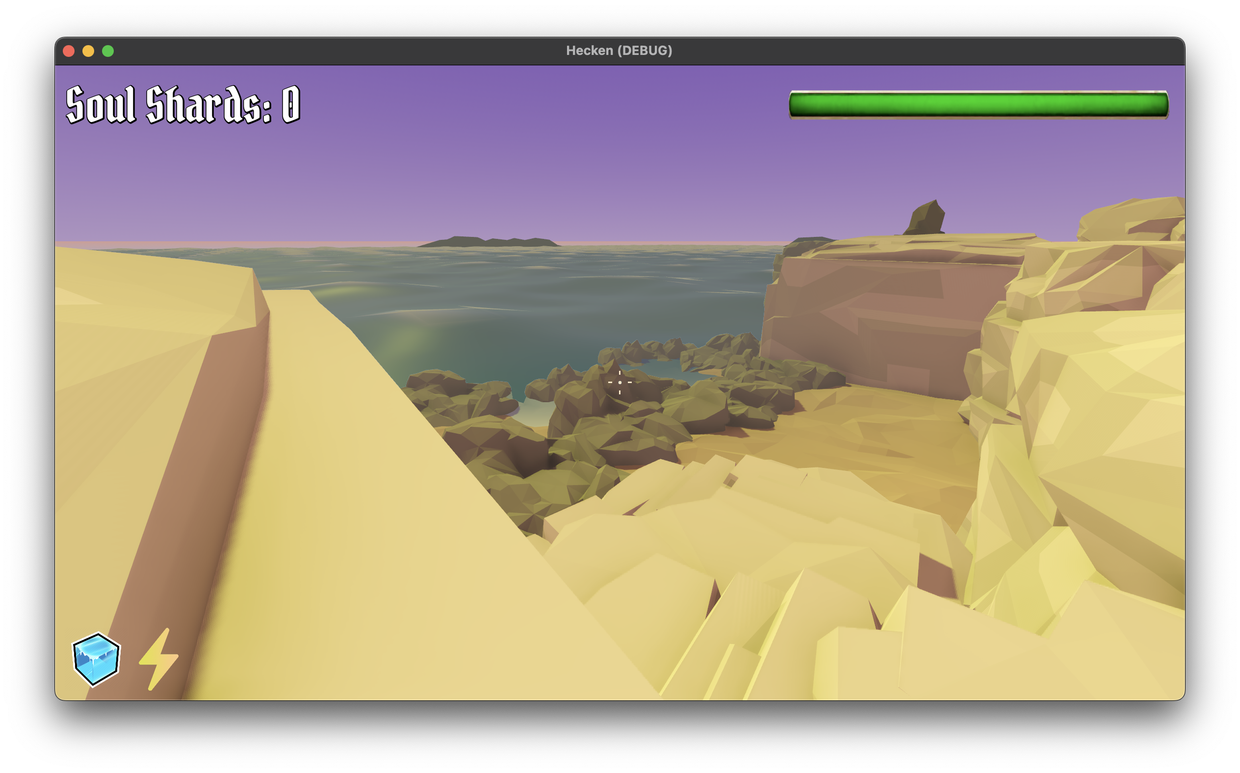 The second level of hecken, there is a water plane that uses a vertex shader to displace itself that looks like the waves are coming in and out