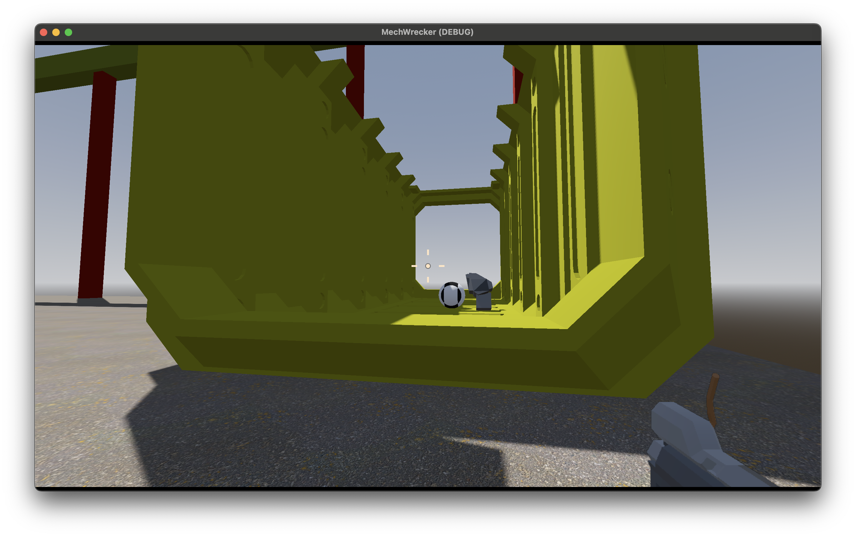 Many parts in the material container