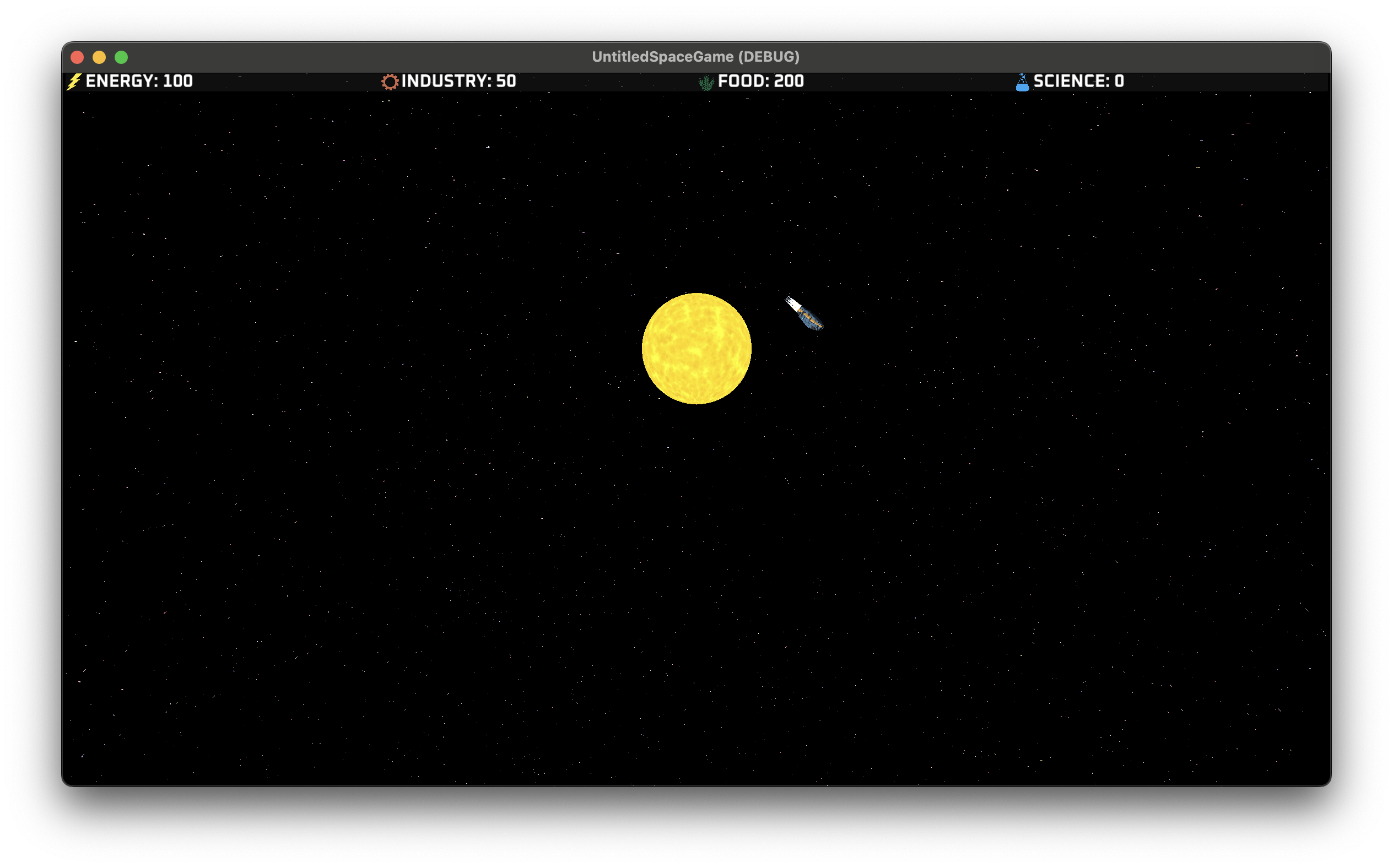 Basic star system view